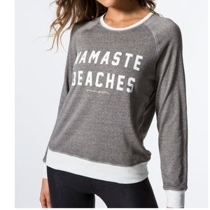 Spiritual Gangster Boyfriend sweatshirt Namaste